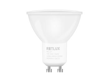 Žiarovka LED GU10 5W biela teplá RETLUX REL 37 4ks