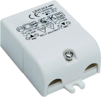 SLV  LED driver  konštantný prúd 3 W 0.32 A 3 - 9 V/DC bez možnosti stmievania, ochrana proti prepätiu, schválenie nábyt