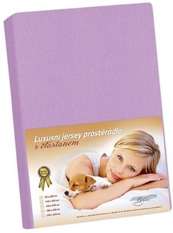 Jersey s elastanom prestieradlo 200x220 319 fialová KL5