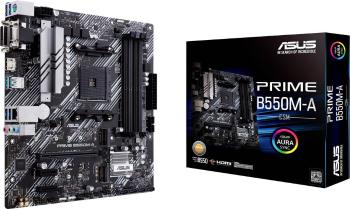 Asus PRIME B550M-A/CSM Základná doska Socket AMD AM4 Tvarový faktor Micro-ATX Čipová sada základnej dosky AMD® B550