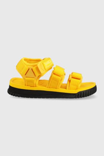 Sandále Shaka dámske, žltá farba,