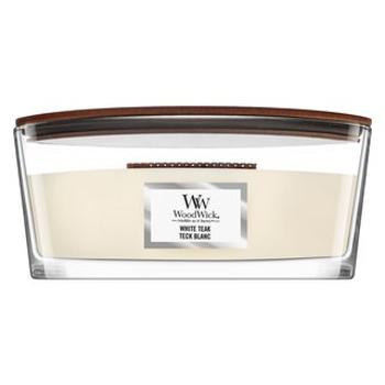 Woodwick White Teak vonná sviečka 453,6 g