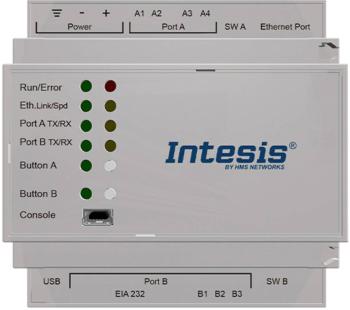 Intesis INKNXMBM1000000 Modbus/KNX brána RS-485, RJ-45, Ethernet    24 V/DC 1 ks