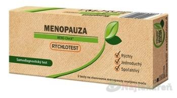 VITAMIN STATION Rýchlotest MENOPAUZA MENO-CHeck samodiagnostický test z moču, 2 ks