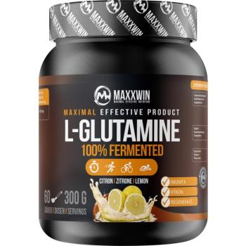 Maxxwin L-Glutamine 100% Fermented regenerácia a rast svalov príchuť Lemon 300 g