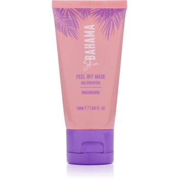 Bahama Skin Holographic čistiaca zlupovacia maska s niacínamidom 50 ml