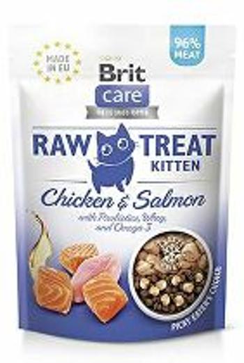 Brit Raw Treat Cat Kitten, Chicken&Salmon 40g + Množstevná zľava