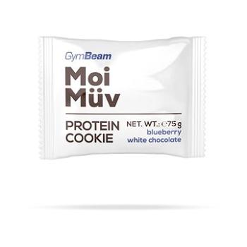 GymBeam MoiMüv Protein Cookie 75 g, čučoriedka a biela čokoláda (8586022212031)