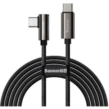 Baseus Elbow Fast Charging Data Cable Type-C to Type-C 100 W 1 m Black (CATCS-01)