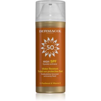 Dermacol Sun Water Resistant tónovací vodeodolný pleťový fluid s vysokou UV ochranou SPF 50 50 ml