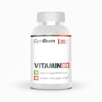 Vitamín D3 2000 IU - GymBeam, 120cps