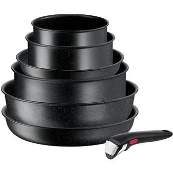 Tefal Súprava riadu Ingenio Black Stone 7 ks L3998702