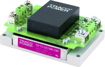 TracoPower TEP 75-7215WI-CMF DC / DC menič napätia, modul 110 V/DC 24 V/DC 3200 mA 75 W Počet výstupov: 1 x