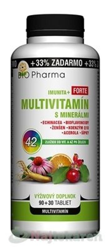 BIO-Pharma QUANTUM Imunita+ Forte 42 složek 120 tabliet