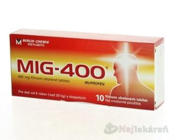 MIG 400 tbl.flm.10 x 400 mg