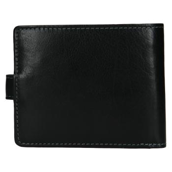 Lagen Pánska peňaženka kožená E1036/T Čierna