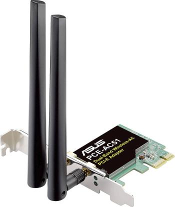Asus PCE-AC51 Wi-Fi Plug-in karta PCIe, Wi-Fi 750 MBit/s