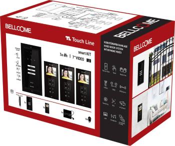 Bellcome VKM.P3F3.T3S4.BLB04 domové videotelefón káblový kompletný set 20-dielna čierna