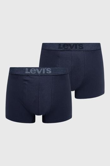 Boxerky Levi's (2-pack) tmavomodrá farba