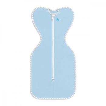 Love To Dream Swaddle UP Lite-Zavinovačka, veľkosťXS, light blue,  FÁZA 1, 0-1m, 2,2-3,8kg