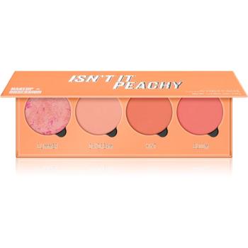 Makeup Obsession Isn't It Peachy paleta líceniek 4x2,5 g