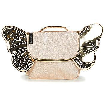 CARAMEL & CIE  Školské tašky a aktovky BUTTERFLY BAG GLITTERS  Zlatá