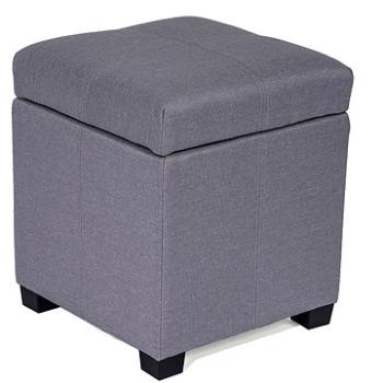 Taburet s úložným priestorom POUF SQUARE (3617)