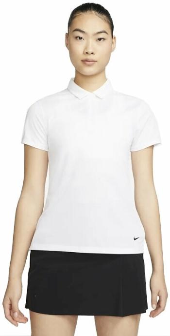 Nike Dri-Fit Victory Womens Golf Polo White/Black S