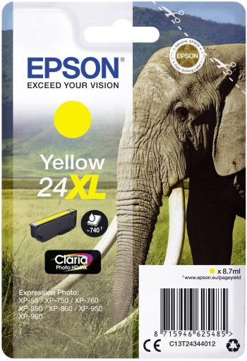 Epson Ink T2434, 24XL originál  žltá C13T24344012
