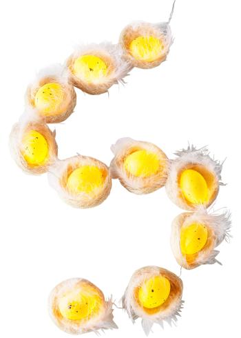 LED svetelná reťaz s vajíčkami v hniezde