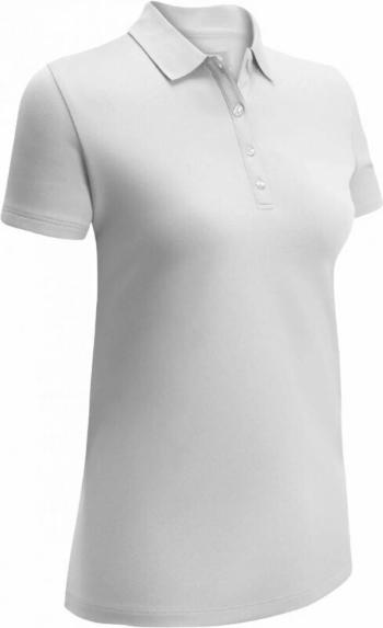 Callaway Womens Swing Tech Solid Polo Brilliant White XS