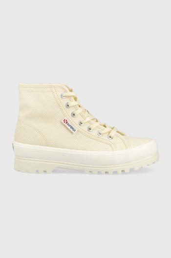 Tenisky Superga 2341 ALPINA dámske, béžová farba, S00GXG0