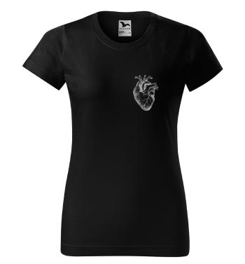 Tričko Scary heart (Veľkosť: M, Typ: pre ženy)