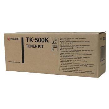 Kyocera originálny toner TK500K, black, 8000 str., Kyocera FS-C5016N, garanční pečeť Janus