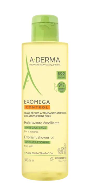 A-DERMA Zvláčňujúci sprchový olej pre suchú pokožku so sklonom k atopickému ekzému Exomega Control (Emollient Shower Oil) 500 ml