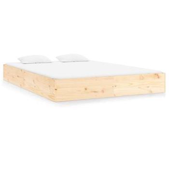 Rám postele masívne drevo 120 × 200 cm, 820047