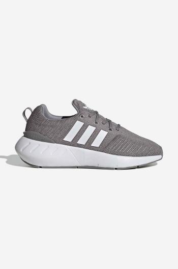 Detské tenisky adidas Originals SWIFT RUN 22 J šedá farba