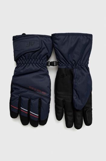 Lyžiarske rukavice 4F tmavomodrá farba