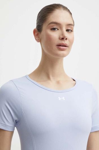 Tréningové tričko Under Armour fialová farba