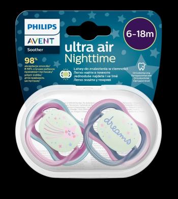 PHILIPS AVENT Cumlík Ultra air nočné 6-18m dievča 2 ks