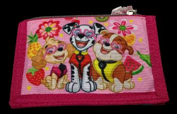 Setino Textilná detská peňaženka - Paw Patrol ružová