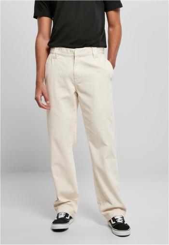 Urban Classics Corduroy Workwear Pants whitesand - 32