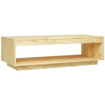 SHUMEE Konferenčný stolík 110 × 50 × 33,5 cm masívne borovicové drevo, 808508