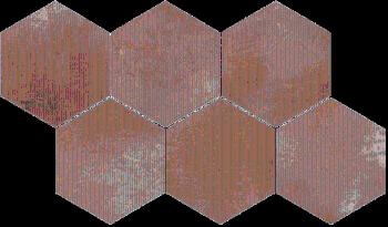 Dekor Rako Via hnedá 21x37 cm mat DDVT8713.1