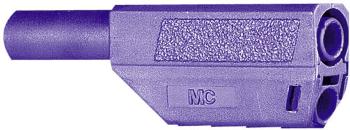 Stäubli SLS425-SE/Q/N bezpečnostna lamelová zástrčka zástrčka, rovná Ø pin: 4 mm fialová 1 ks
