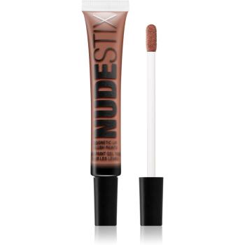 Nudestix Magnetic Plush Paints matný lesk na pery 3v1 odtieň Tahiti Hottie 10 ml