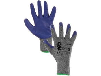 Povrstvené rukavice COLCA, šedo-modré, veľ. 11