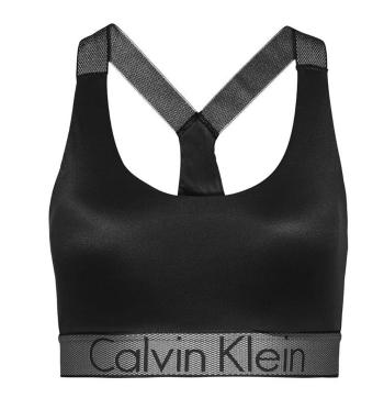 CALVIN KLEIN - Lightly lined čierna braletka-M