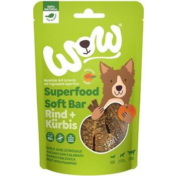 Wow maškrty Superfood mäkké prúžky Hovädzie s tekvicou 150 g (9120063683963)