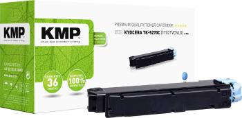 KMP toner  náhradný Kyocera 1T02TVCNL0, TK-5270C kompatibilná zelenomodrá 6000 Seiten K-T86